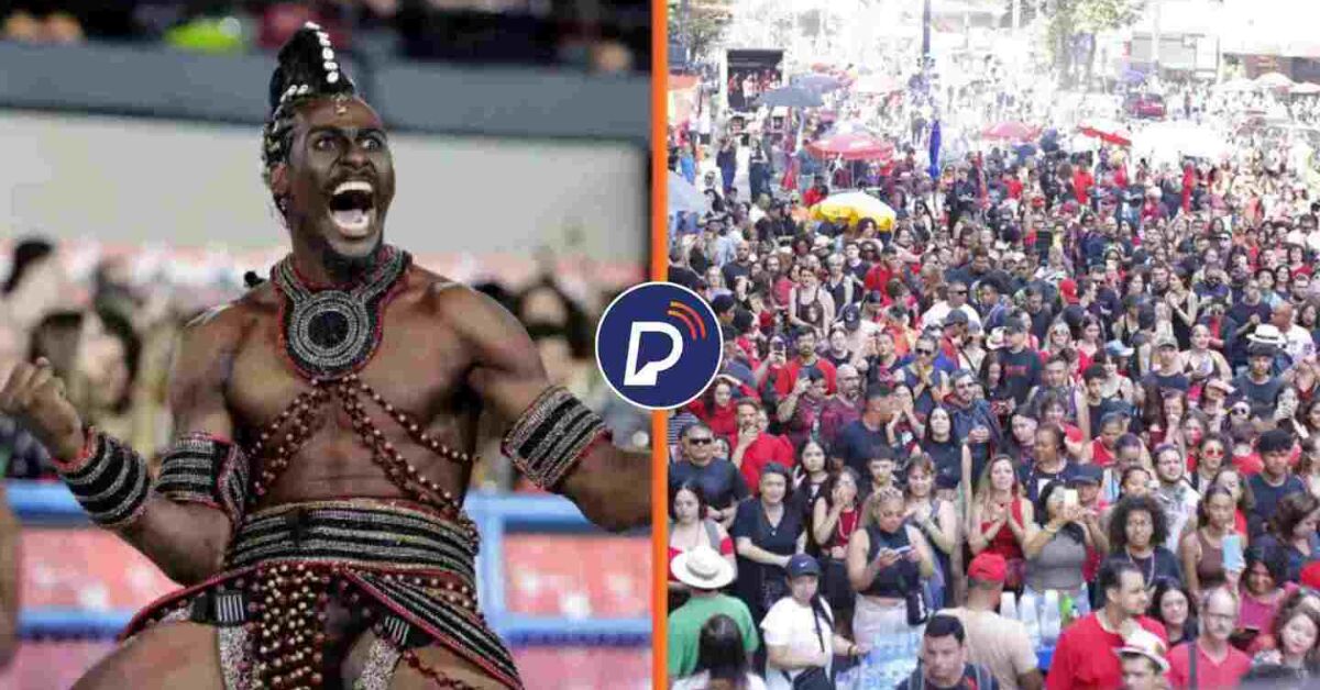 Marcha Para Exu re&uacute;ne participantes na Avenida Paulista.