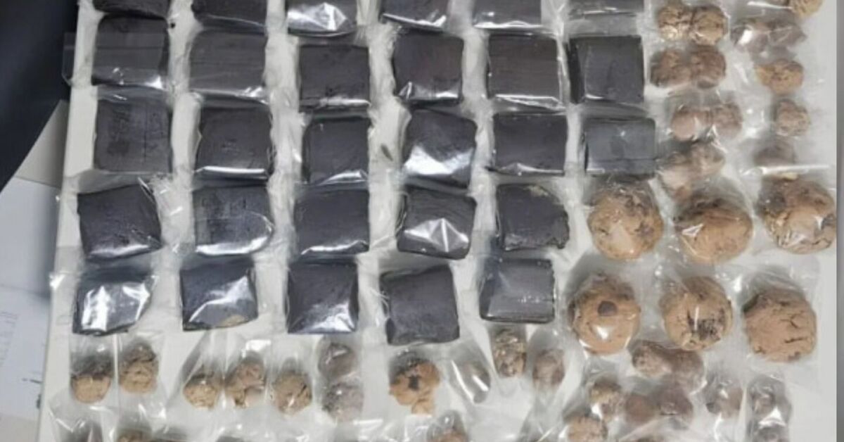 Iguarias recheadas com maconha.