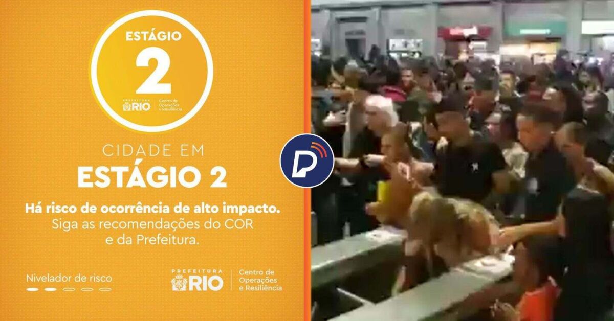 Prefeitura do Rio decreta est&aacute;gio 2 de alerta.