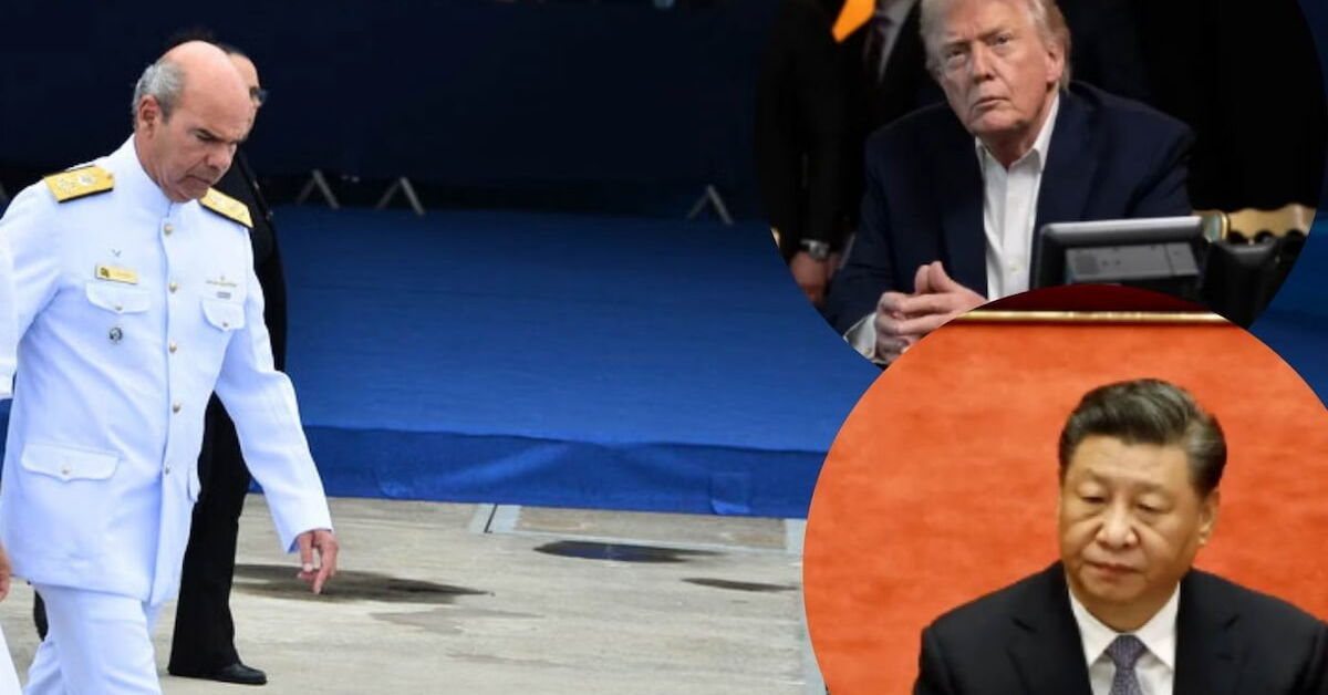 Almirante Olsem, Donald Trump e Xi Jinping