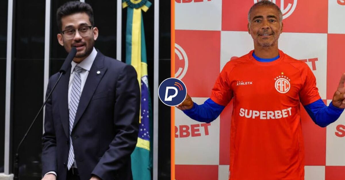 Kim Kataguiri e Rom&aacute;rio.