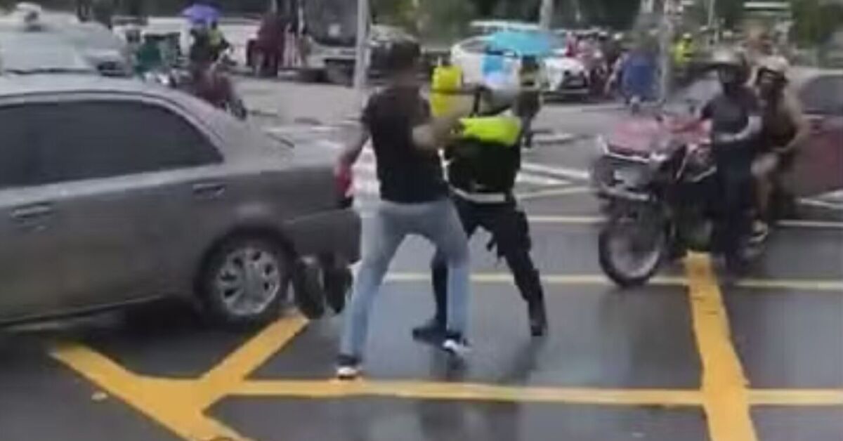 Motociclista &eacute; preso ap&oacute;s agredir agente da CTTU.