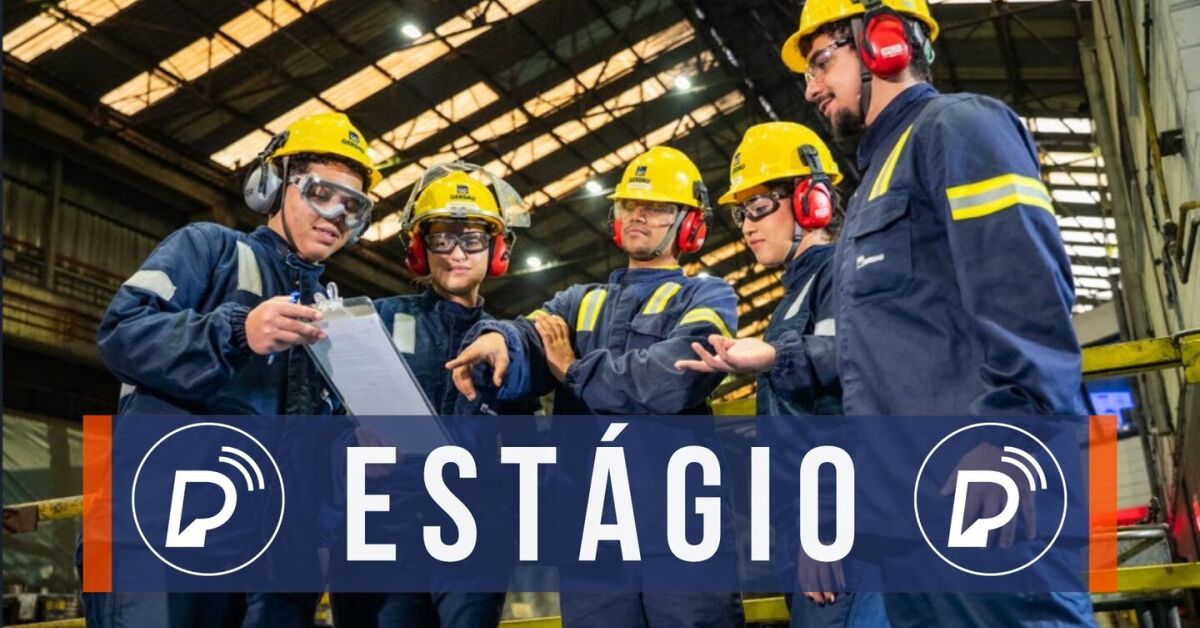 Est&aacute;gio na Gerdau. 