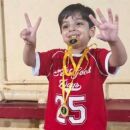 Crian&ccedil;a de tr&ecirc;s anos que entrou na Federa&ccedil;&atilde;o Internacional de Xadrez.