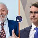 Presidente Lula e senador Fl&aacute;vio Bolsonaro.