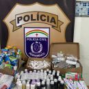 Medicamentos apreendidos pela Pol&iacute;cia Civil e encontrados na casa do vigilante de posto de sa&uacute;de.