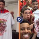 Meia do Sport tira onda e exp&otilde;e camisa feita pelo N&aacute;utico para comemorar t&iacute;tulo pernambucano.