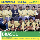 Sele&ccedil;&atilde;o Campe&atilde;o do mundo em 1962. O Brasil de Man&eacute; Garricha, Amarildo, Djalma Santos, Didi e Zagallo.