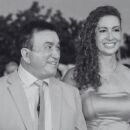 Amado Batista ao lado da filha Lorena Alves, que veio a falecer.