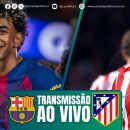 Barcelona x Atl&eacute;tico de Madrid se enfrentam nesta quarta (8), &agrave;s 16h.