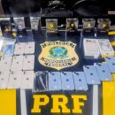 Um motorista de caminh&atilde;o foi detido pela Pol&iacute;cia Rodovi&aacute;ria Federal (PRF).