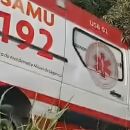 Ambul&acirc;ncia do Servi&ccedil;o de Atendimento M&oacute;vel de Urg&ecirc;ncia (Samu).