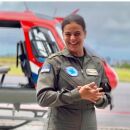 Tenente do Corpo de Bombeiros se torna primeira mulher a concluir curso de piloto de helic&oacute;ptero do GTA em Pernambuco.