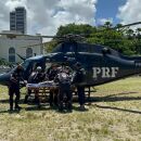 Atendimento de helic&oacute;ptero da PRF a beb&ecirc; de 1 ano e 11 meses 