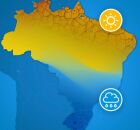 Clima no Brasil. Arte: Reprodu&ccedil;&atilde;o/ Redes Sociais