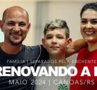 Aldair, Alexsandra e seu filho.