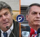 Ministro do STF Luiz Fux e o ex-presidente, Jair Bolsonaro. Montagem: Portal de Prefeitura