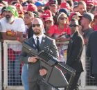 Policial federal usa arma antidrone durante na Esplanada dos Minist&eacute;rios &mdash;