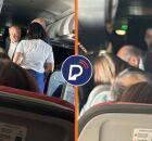 Geraldo Alckmin socorre passageira que passou mal em voo.