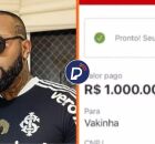 Nego Di e doa&ccedil;&atilde;o mentirosa ao Rio Grande do Sul.