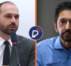 Eduardo Bolsonaro critica Nunes por apoiar a candidatura de Joice Hasselmann 