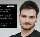 Felipe Neto comenta bloqueio do X no Brasil