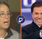 Pedro Cardoso e Silvio Santos.