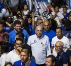 Ramos em visita &agrave; comunidade Nova Prata.