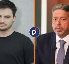 Influenciador Felipe Neto e Presidente da C&acirc;mara dos Deputados, Arthur Lira.