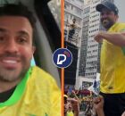 Pablo Marçal em ato na Avenida Paulista. 