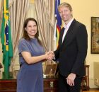 Governadora Raquel Lyra e Jerome Cadier, CEO da LATAM Brasil.