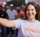 Candidata a prefeitura de Olinda, Mirella Almeida. 