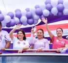 Carreata da professora Elcione em Igarassu com Raquel Lyra e Priscila Krause