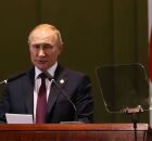 Presidente da R&uacute;ssia Vladimir Putin.