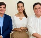 Alef Collins, Mirella Almeida e Cleiton Collins