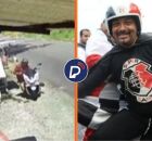 V&Iacute;DEO: C&acirc;mera registra exato momento em que SUPER SANTA perde o controle da moto antes do acidente -