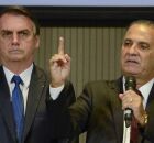 Bolsonaro e Silas Malafaia juntos. 
