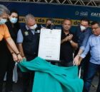 Obra superfaturada entregue no Governo Bolsonaro.