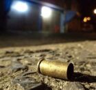 C&aacute;psula de bala na rua.