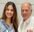 Mirella Almeida recebe apoio de Pastor Eurico.