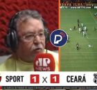 V&Iacute;DEO: "Me nego a gritar o gol [do Sport]", diz narrador cearense na vit&oacute;ria por 2 a 1 do le&atilde;o 
