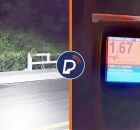 Motorista embriagado com CNH vencida h&aacute; dois anos &eacute; detido ap&oacute;s bater em mureta de ponte.