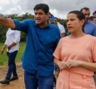 Guiga e Raquel Lyra.