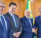 Kassab, Lula e Tarcisio em Brasilia 