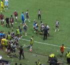 Fot&oacute;grafo &eacute; INTERNADO ap&oacute;s ser atingido por EXPLOSIVO na ARENA MRV durante final da COPA DO BRASIL