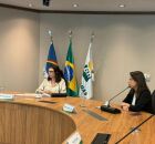 Raquel Lyra se re&uacute;ne com presidente da Petrobras para tratar de investimentos em Pernambuco.