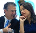 Andr&eacute; de Paula e Raquel Lyra.