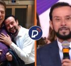 Silvio Santos abra&ccedil;ado com Itamar Oliveira.