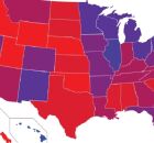 Republicanos e Democratas.