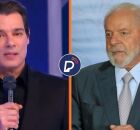 Apresentador Celso Portiolli e presidente Lula 